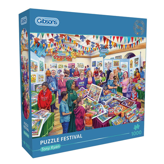 Gibsons Games Puzzle Festival 1000 Piece Jigsaw Puzzle Toys G6400