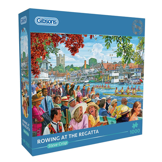 Gibsons Rowing At The Regatta 1000 Piece Jigsaw Puzzle G6398