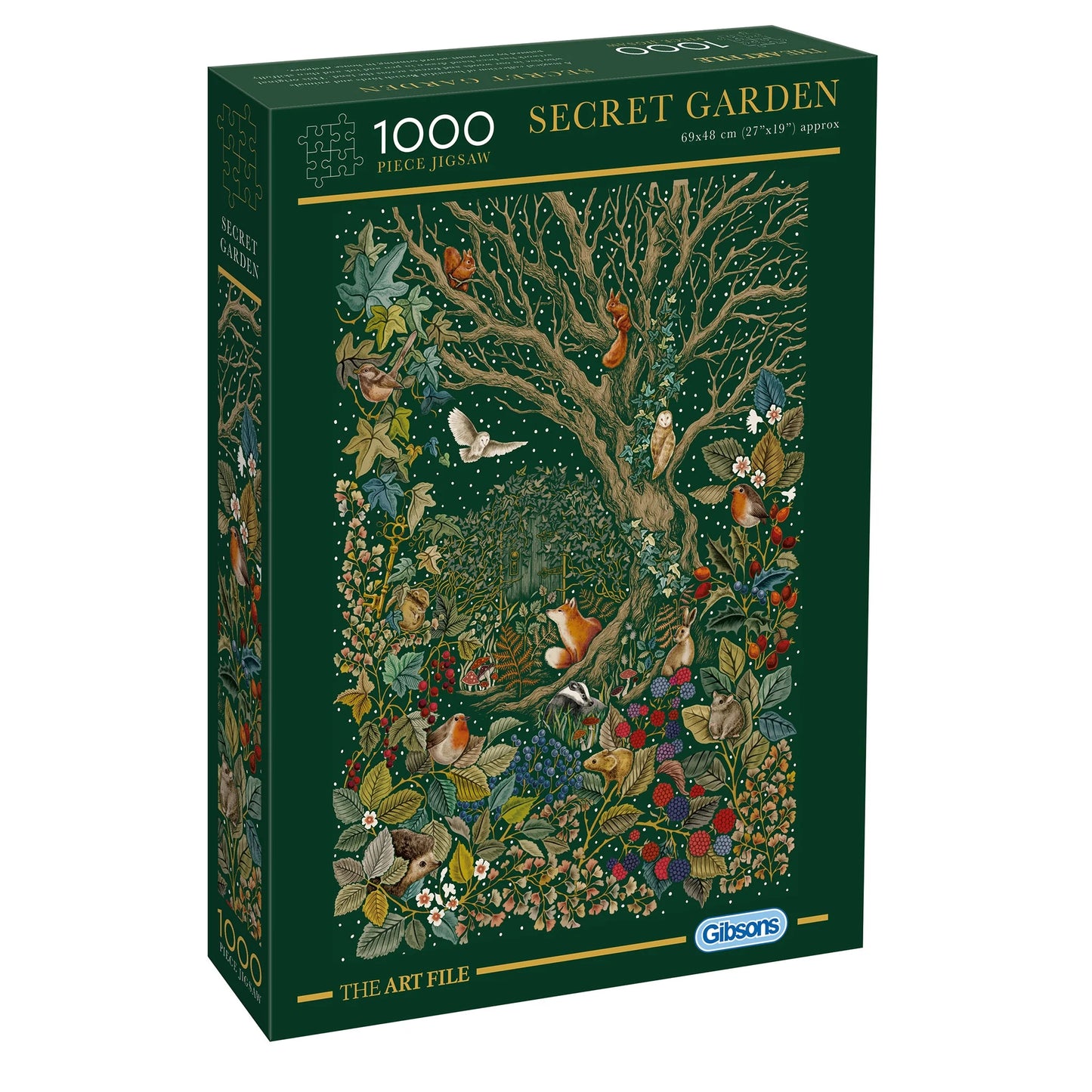 Gibsons The Art File Secret Garden 1000 Piece Jigsaw Puzzle G7210