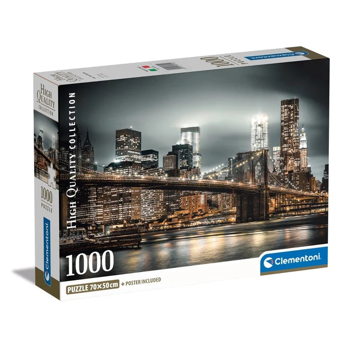 Clementoni New York Skyline 1000 Piece Jigsaw Puzzle Toys 39704