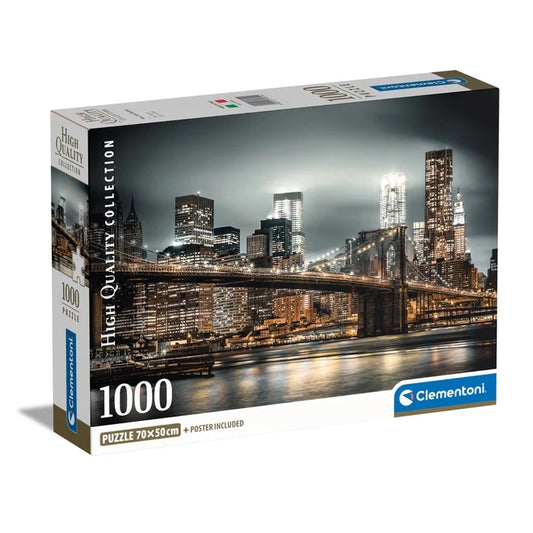 Clementoni New York Skyline 1000 Piece Jigsaw Puzzle Toys 39704