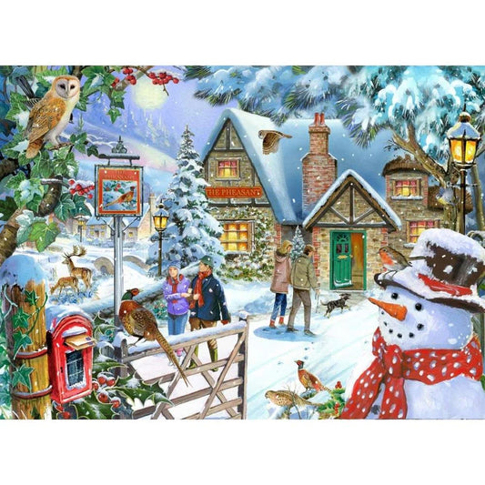 House Of Puzzles Snowman's View 1000 Piece Jigsaw Puzzle HP0513