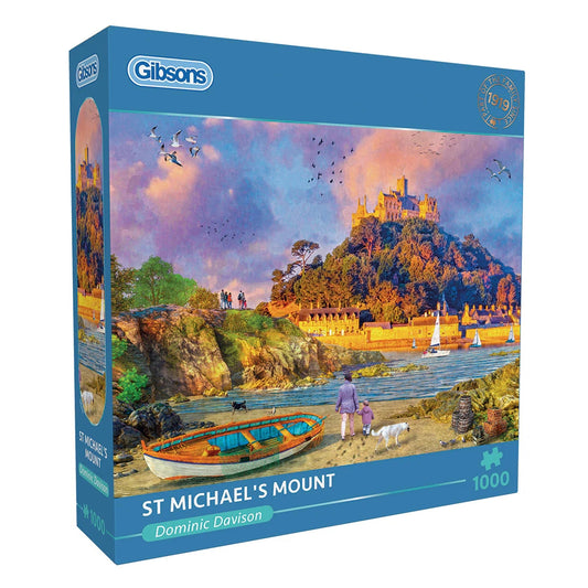 Gibsons ST Michael's Mount 1000 Piece Jigsaw Puzzle G6410
