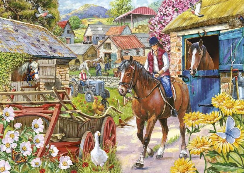 House Of Puzzles Stepping Out Big 500 Piece Jigsaw Puzzle HP0763