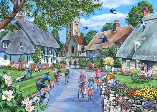 House Of Puzzles Sunday Morning Big 500 Piece Jigsaw Puzzle HP0503