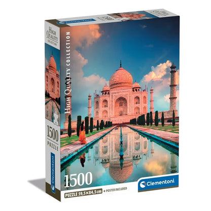 Clementoni The Taj Mahal, India 1500 Piece Jigsaw Puzzle Toys 31718