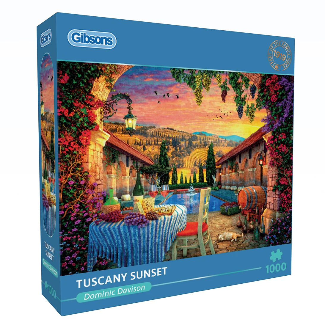 Gibsons Tuscany Sunset 1000 Piece Jigsaw Puzzle G6386