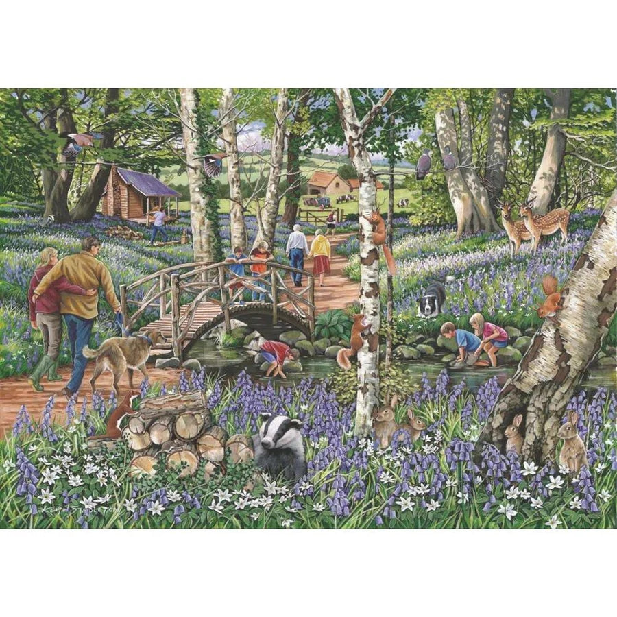 House Of Puzzles No. 18 Walk In The Woods 1000 Piece Jigsaw Puzzle HP0527
